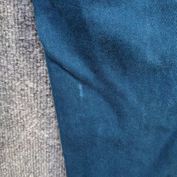 Wrangler Men's Denim Jeans Solid Blue 32x31 5-Pocket 100% Cotton - Picture 10 of 13